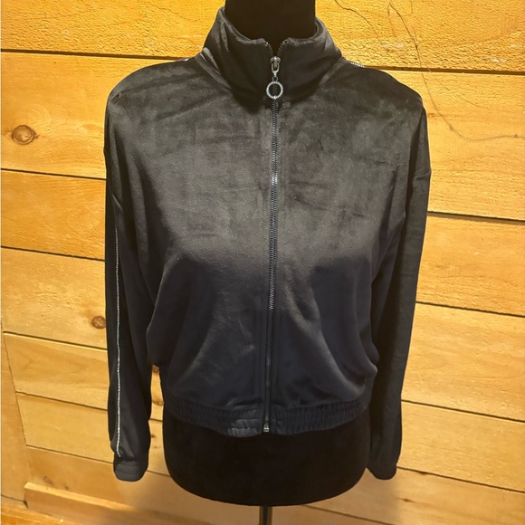 Victoria's Secret Black Bomber Jacket - Picture 1 of 4